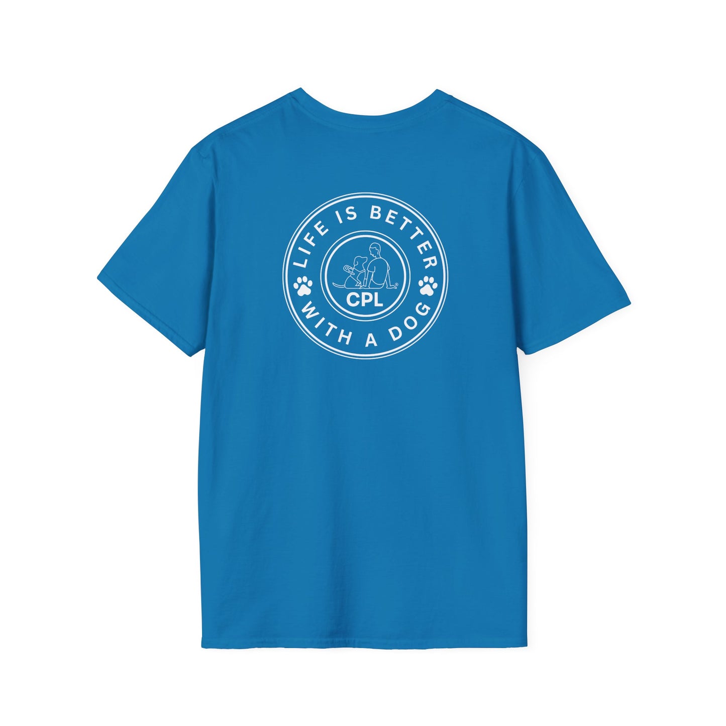 Life is Better with a Dog Unisex Gildan Soft T-Shirt