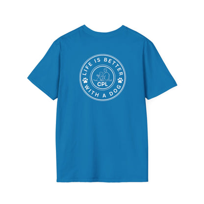 Life is Better with a Dog Unisex Gildan Soft T-Shirt