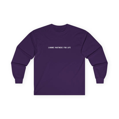 Where Puppies Become Partners Unisex Gildan Long Sleeve