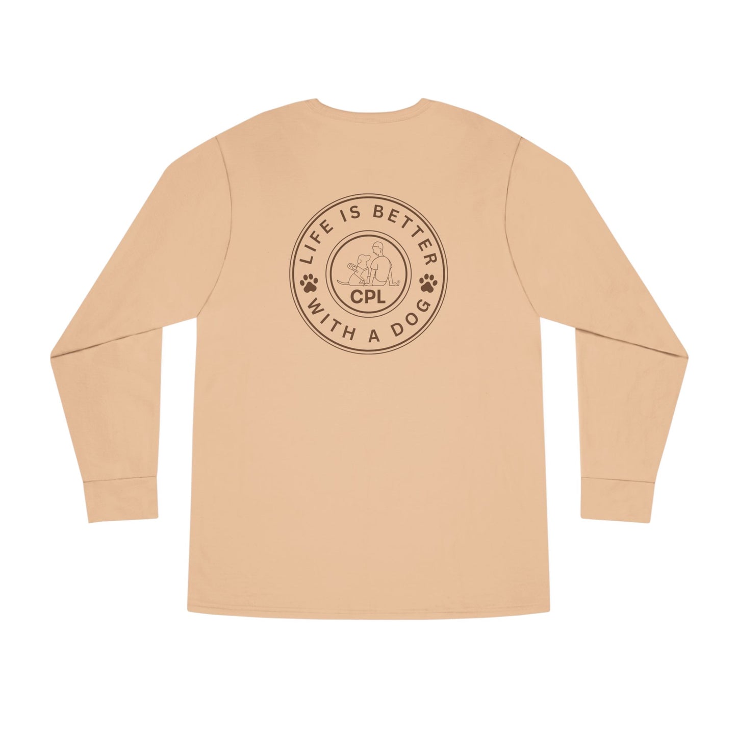 Life is Better with a Dog Unisex Long-Sleeve T-Shirt