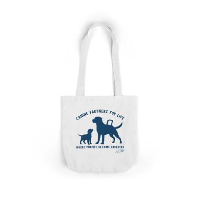 Where Puppies Become Partners Tote Bag