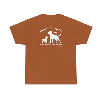 Where Puppies Become Partners Unisex Gildan Heavy Blend T-Shirt