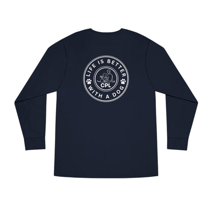 Life is Better with a Dog Unisex Long-Sleeve T-Shirt