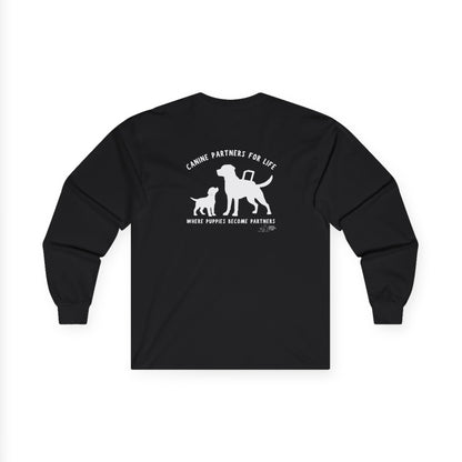 Where Puppies Become Partners Unisex Gildan Long Sleeve