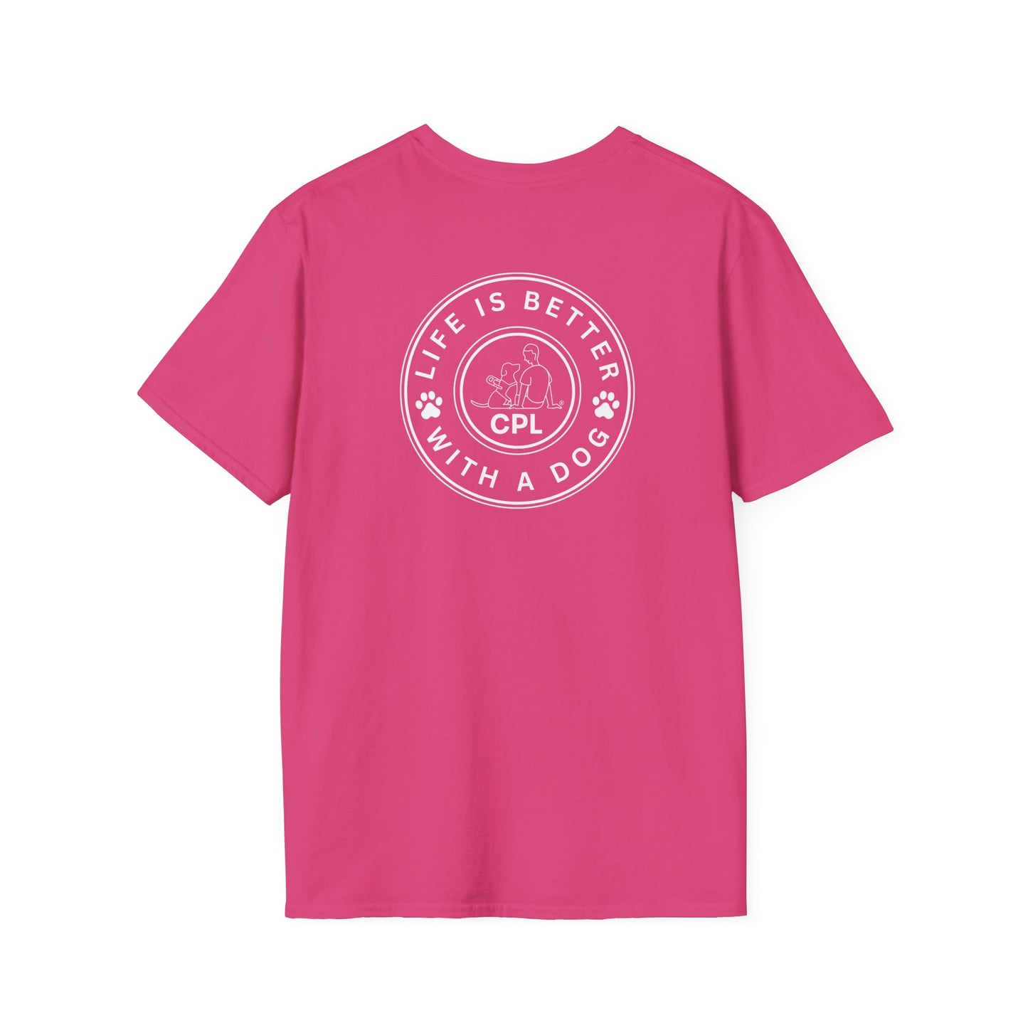 Life is Better with a Dog Unisex Gildan Soft T-Shirt