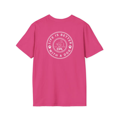 Life is Better with a Dog Unisex Gildan Soft T-Shirt