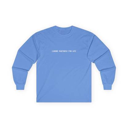 Where Puppies Become Partners Unisex Gildan Long Sleeve