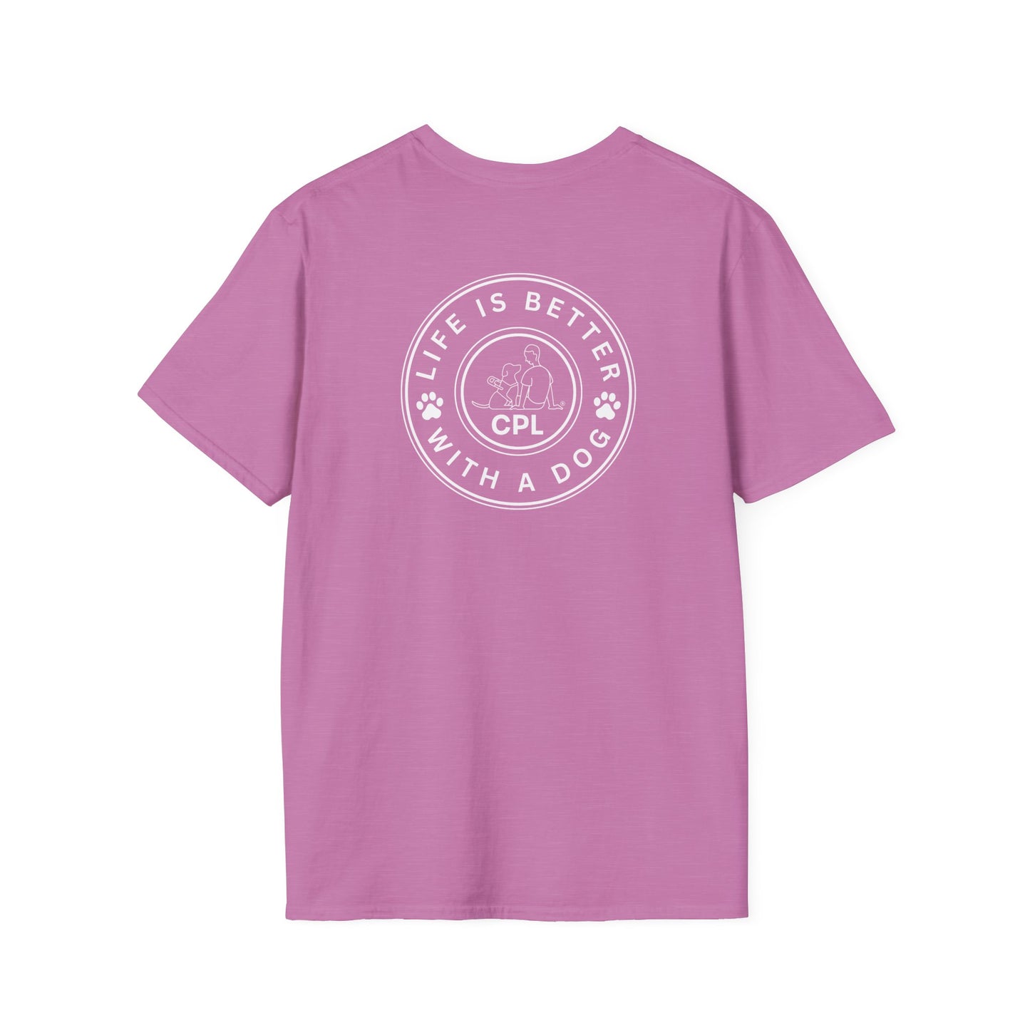 Life is Better with a Dog Unisex Gildan Soft T-Shirt