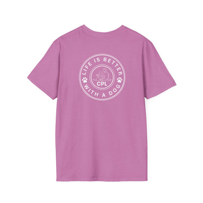 Life is Better with a Dog Unisex Gildan Soft T-Shirt