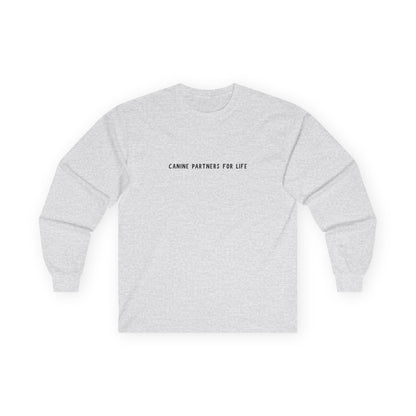 Where Puppies Become Partners Unisex Gildan Long Sleeve