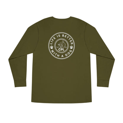 Life is Better with a Dog Unisex Long-Sleeve T-Shirt