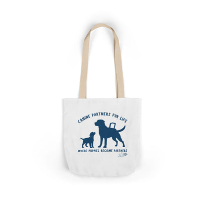 Where Puppies Become Partners Tote Bag