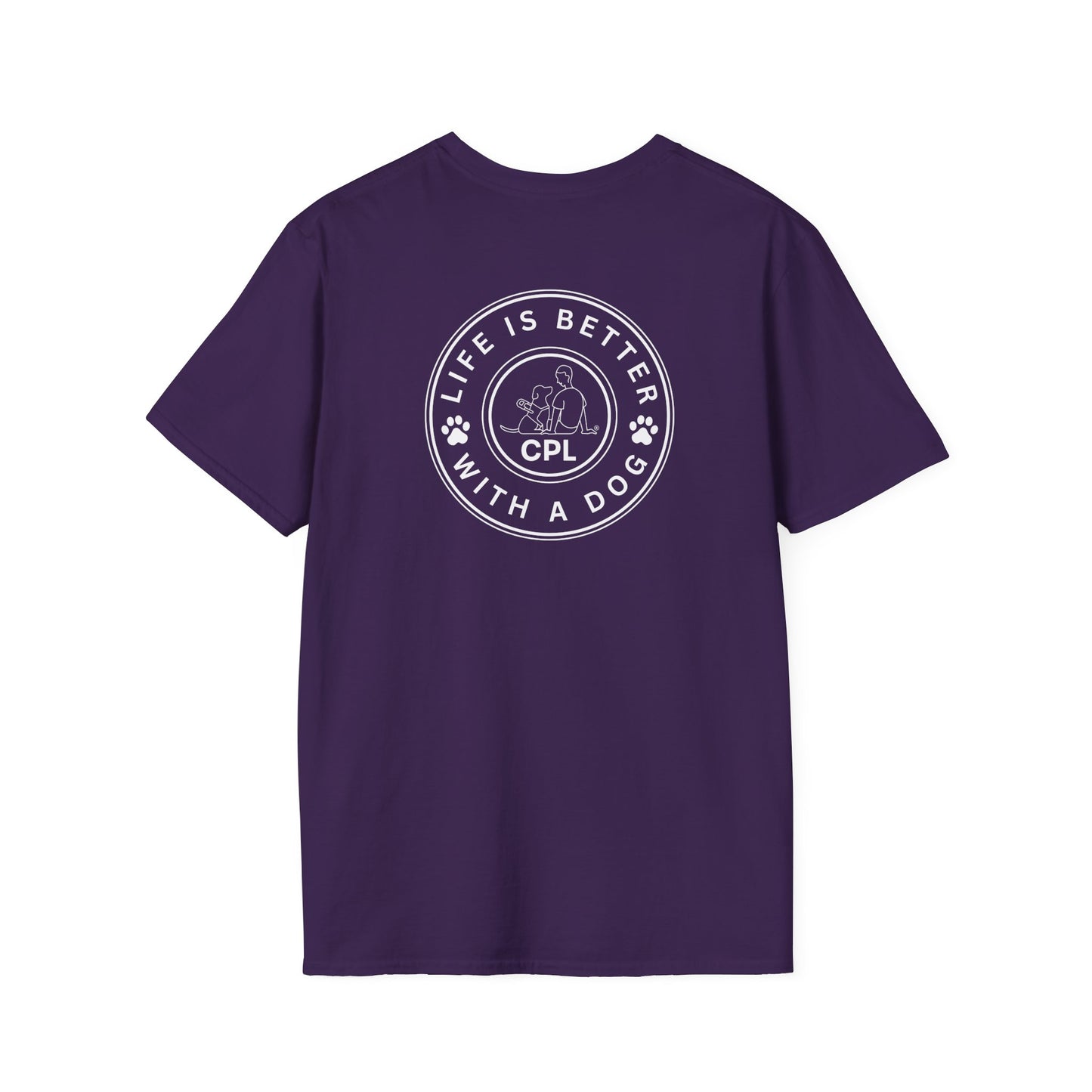 Life is Better with a Dog Unisex Gildan Soft T-Shirt