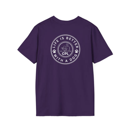 Life is Better with a Dog Unisex Gildan Soft T-Shirt