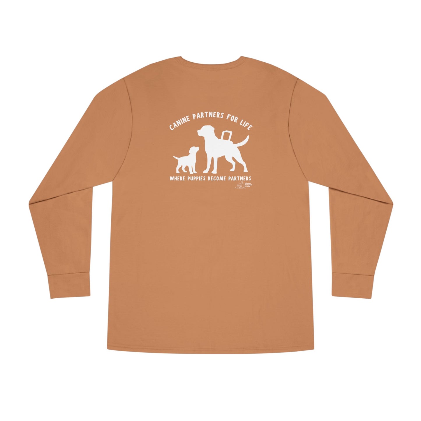 Where Puppies Become Partners Unisex Long-Sleeve T-Shirt