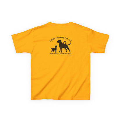 Where Puppies Become Partners Kids Gildan T-Shirt