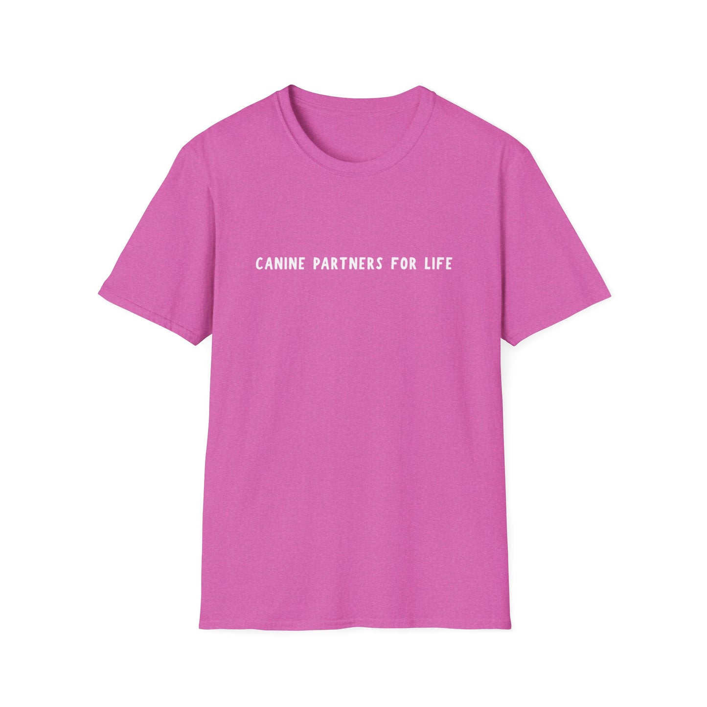 Where Puppies Become Partners Unisex Gildan Soft T-Shirt