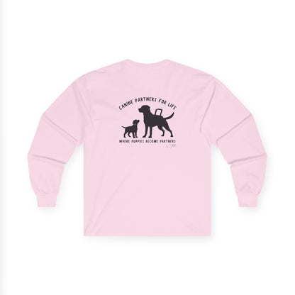 Where Puppies Become Partners Unisex Gildan Long Sleeve