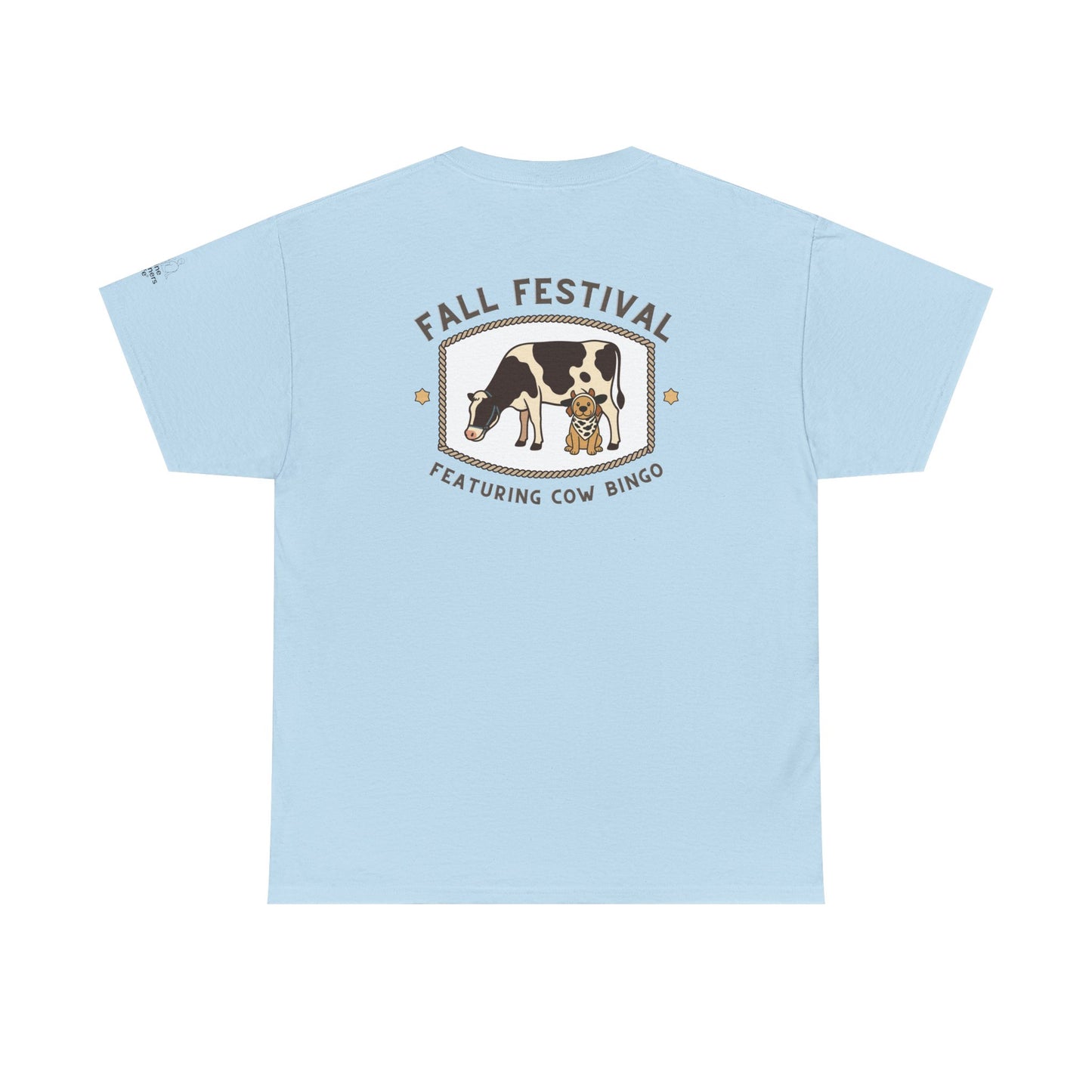 Fall Festival Cow Bingo T‑Shirt