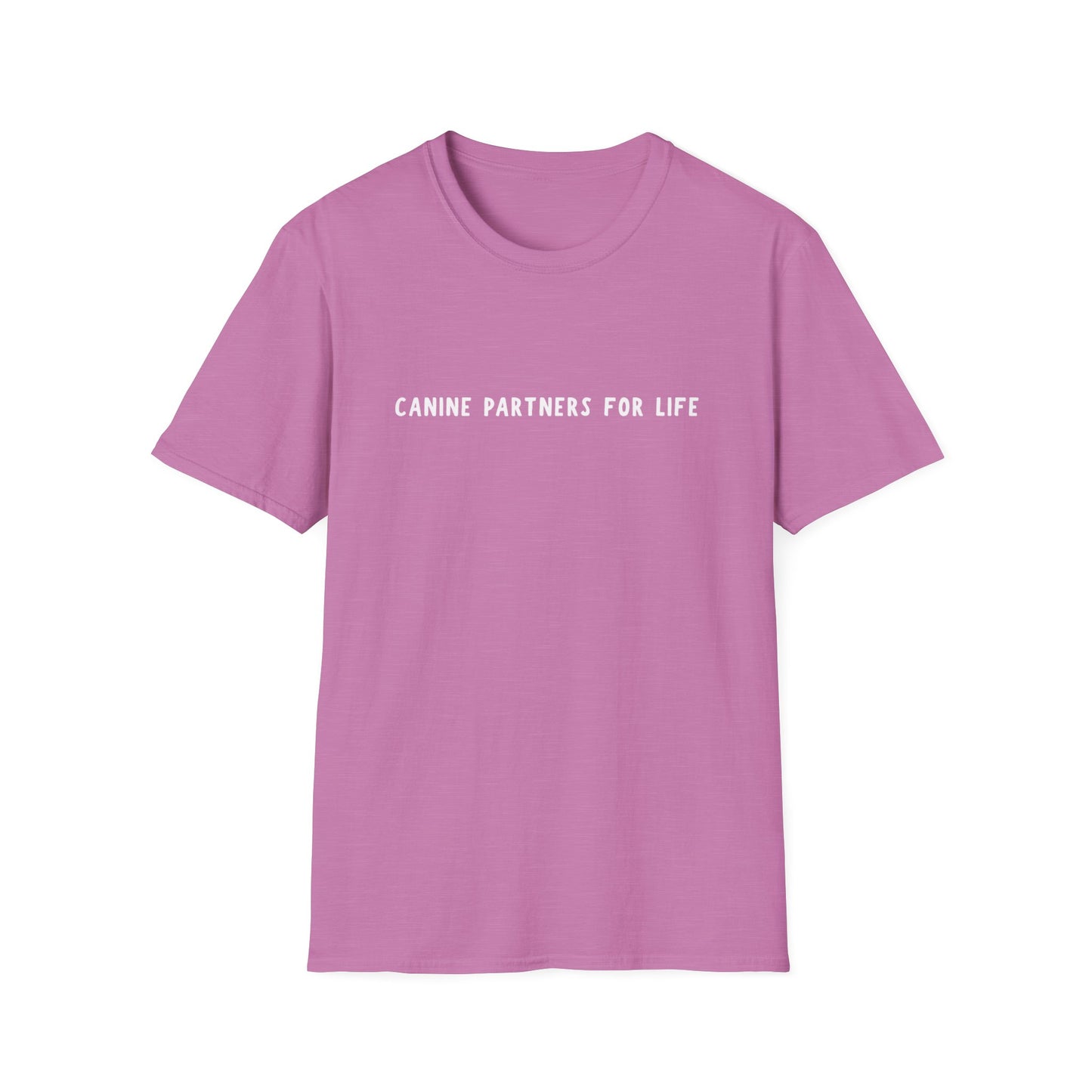 Where Puppies Become Partners Unisex Gildan Soft T-Shirt
