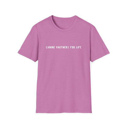 Where Puppies Become Partners Unisex Gildan Soft T-Shirt