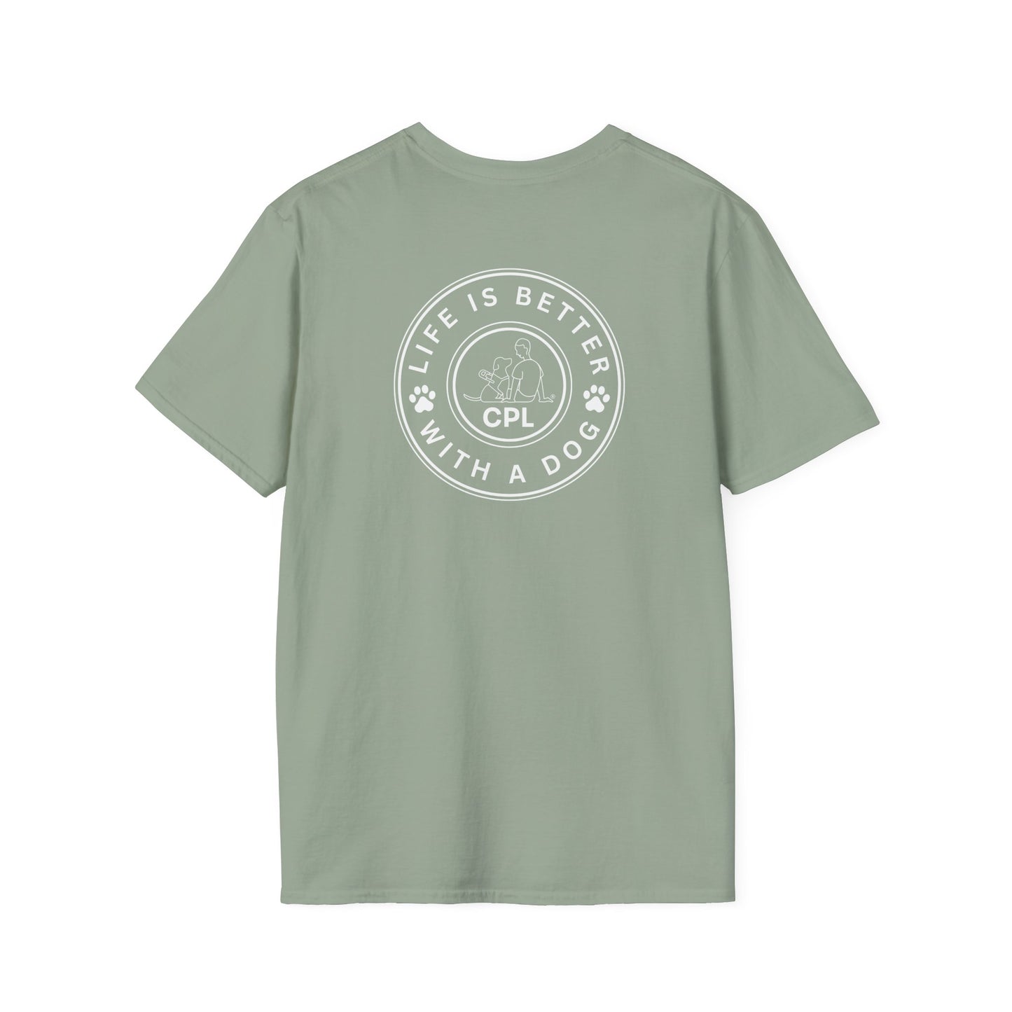 Life is Better with a Dog Unisex Gildan Soft T-Shirt