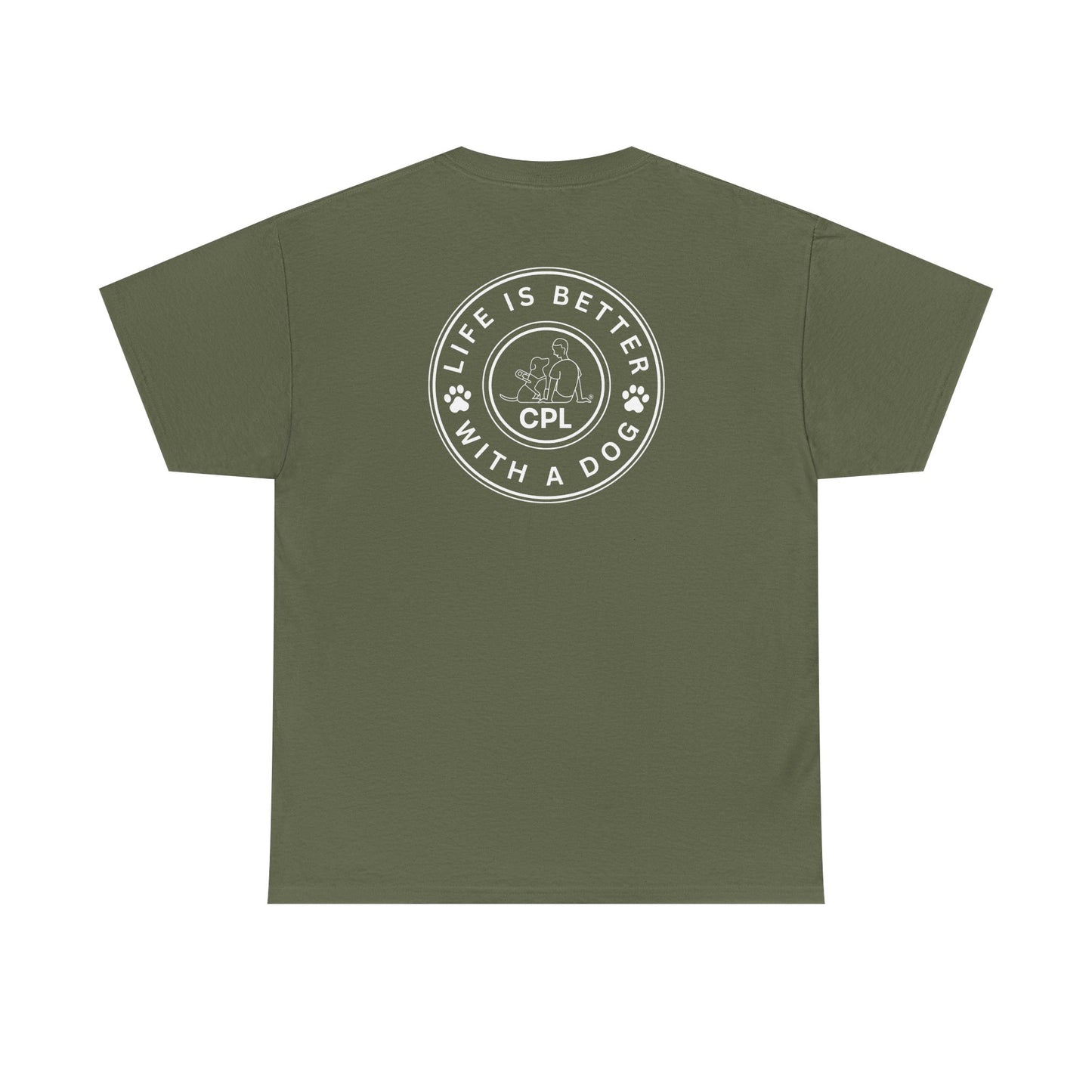 Life Is Better With a Dog Unisex Gildan Heavy Blend T-Shirt