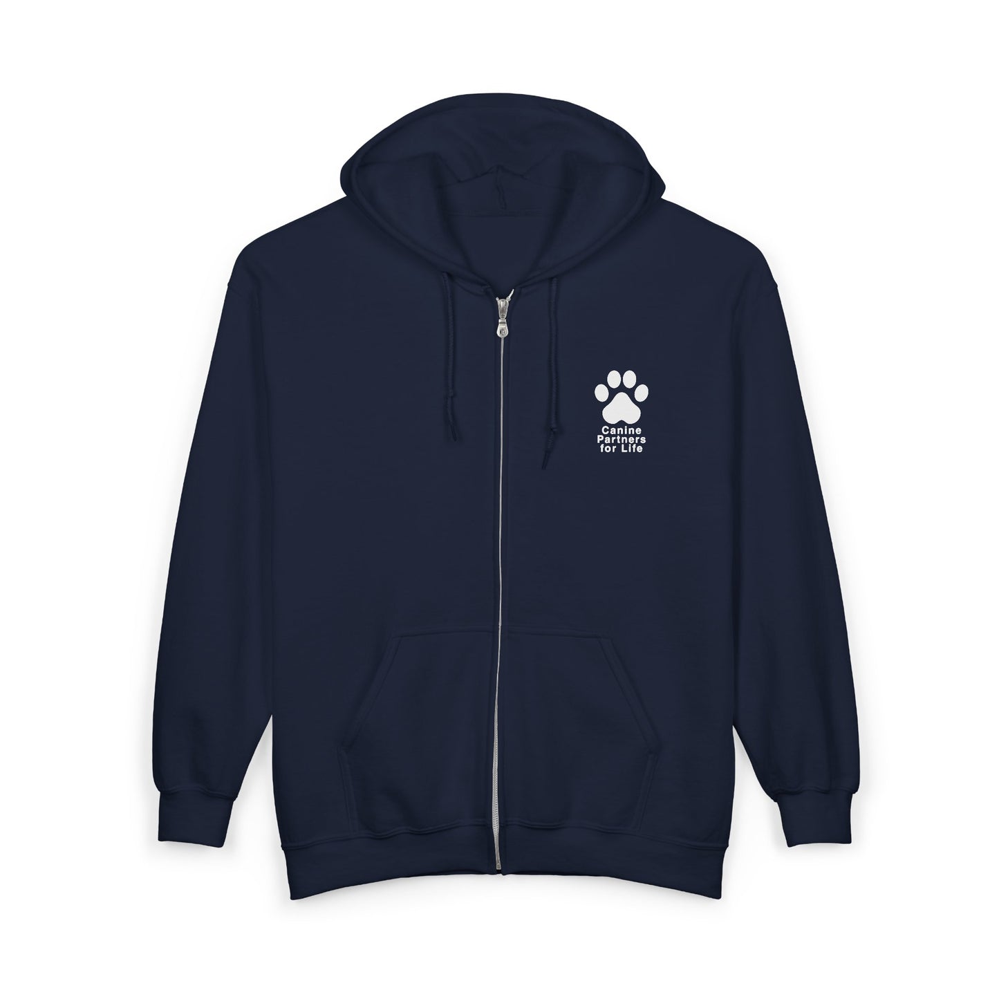 Life is Better with a Dog Hooded Zip-Up Unisex Sweatshirt