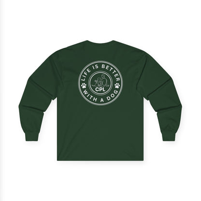 Life is Better with a Dog Unisex Gildan Long Sleeve