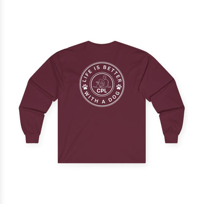 Life is Better with a Dog Unisex Gildan Long Sleeve