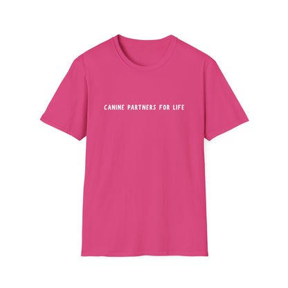 Where Puppies Become Partners Unisex Gildan Soft T-Shirt
