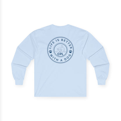 Life is Better with a Dog Unisex Gildan Long Sleeve