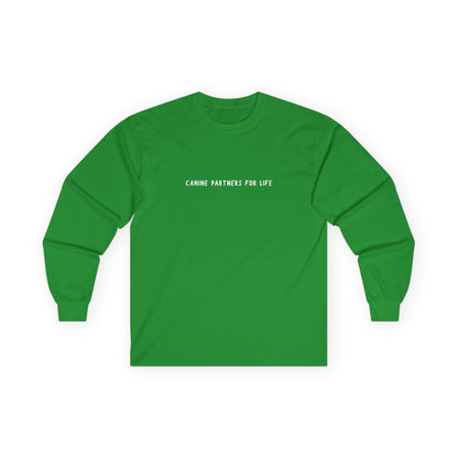 Where Puppies Become Partners Unisex Gildan Long Sleeve