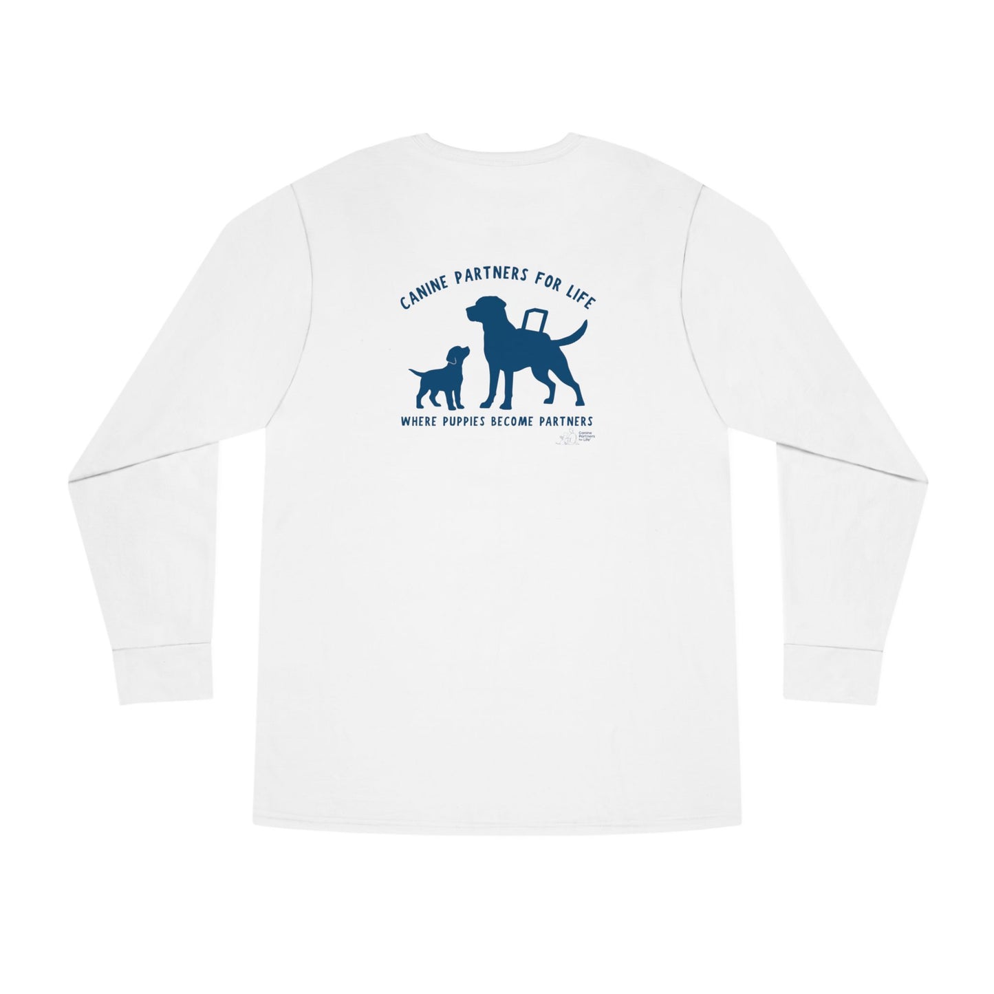 Where Puppies Become Partners Unisex Long-Sleeve T-Shirt