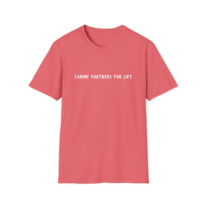 Where Puppies Become Partners Unisex Gildan Soft T-Shirt
