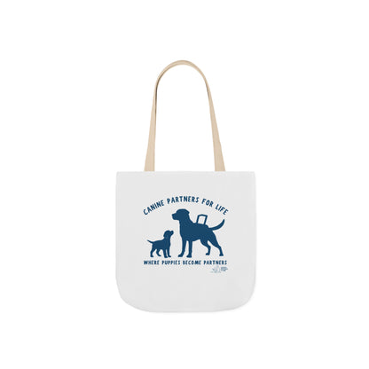 Where Puppies Become Partners Tote Bag