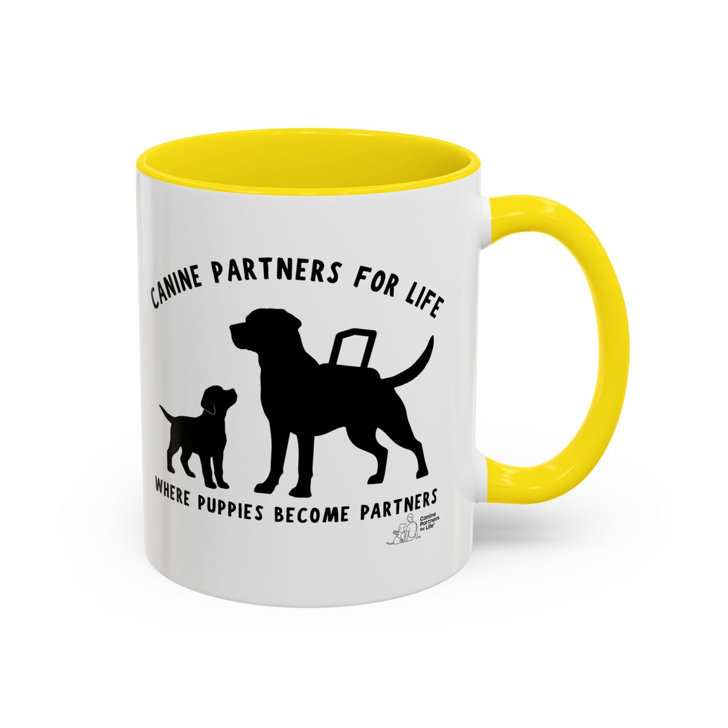 Where Puppies Become Partners Coffee Mug