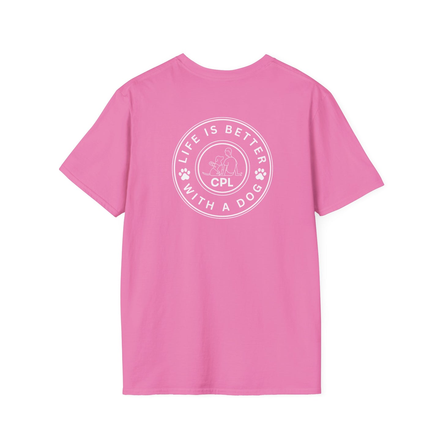 Life is Better with a Dog Unisex Gildan Soft T-Shirt