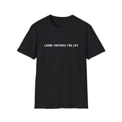 Where Puppies Become Partners Unisex Gildan Soft T-Shirt
