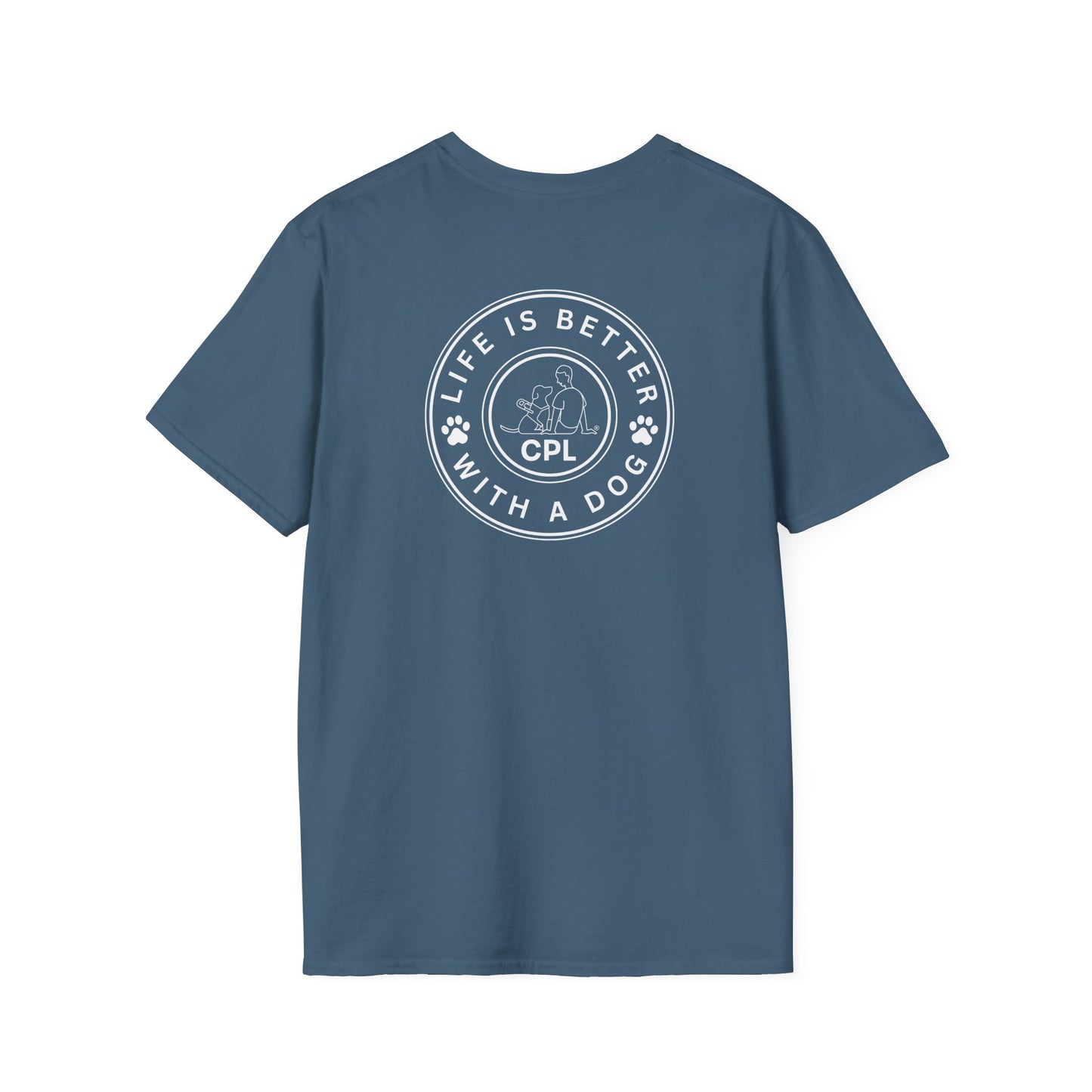 Life is Better with a Dog Unisex Gildan Soft T-Shirt