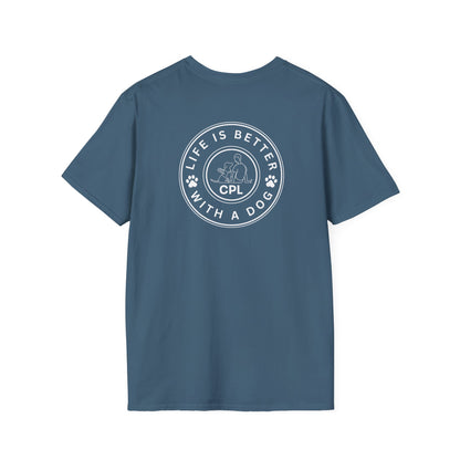 Life is Better with a Dog Unisex Gildan Soft T-Shirt