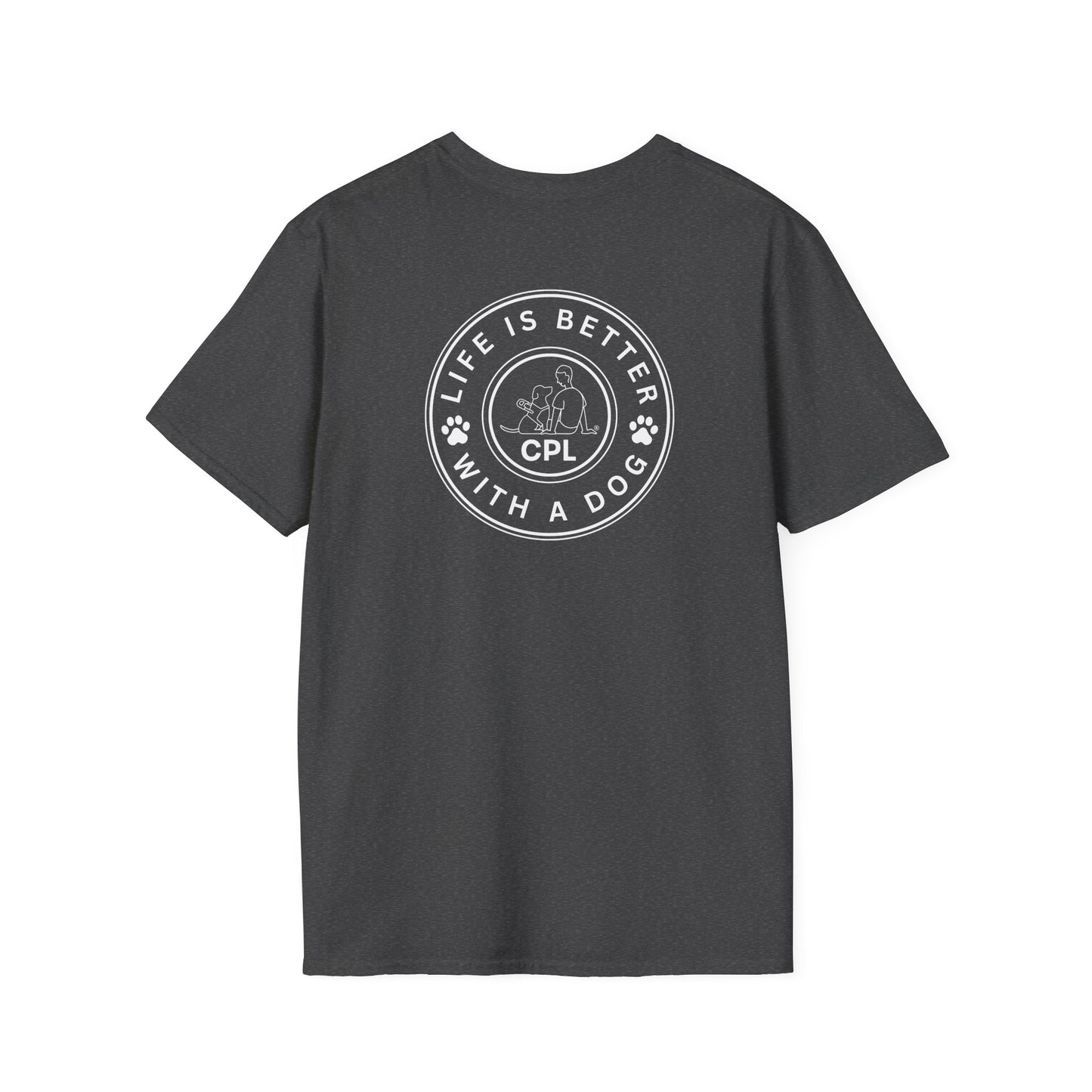Life is Better with a Dog Unisex Gildan Soft T-Shirt