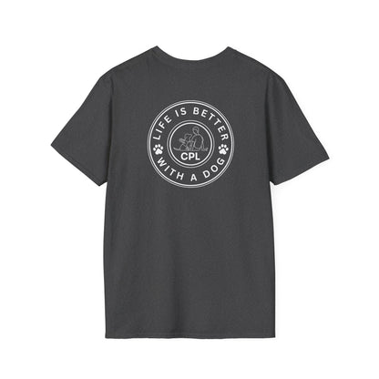 Life is Better with a Dog Unisex Gildan Soft T-Shirt