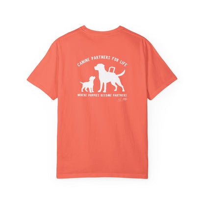 Where Puppies Become Partners Unisex T-Shirt
