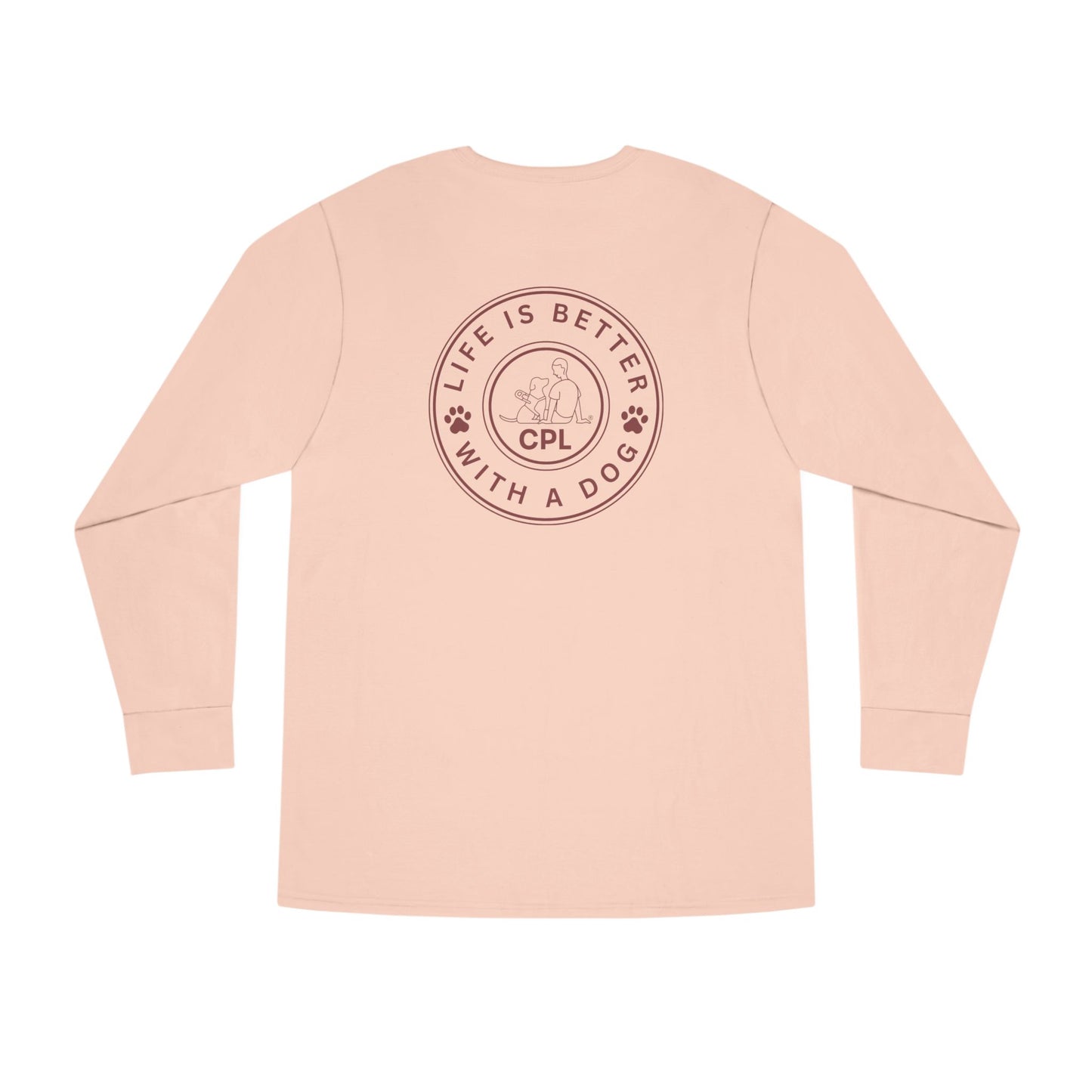 Life is Better with a Dog Unisex Long-Sleeve T-Shirt