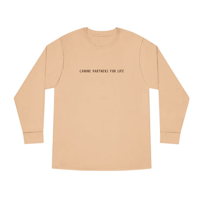 Where Puppies Become Partners Unisex Long-Sleeve T-Shirt