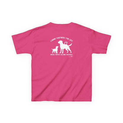 Where Puppies Become Partners Kids Gildan T-Shirt