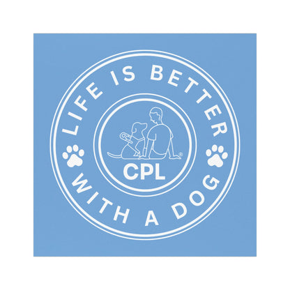 Life is Better with a Dog Car Magnet