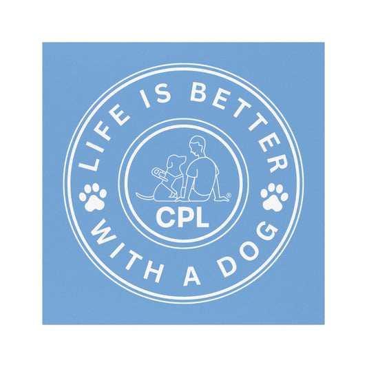 Life is Better with a Dog Car Magnet