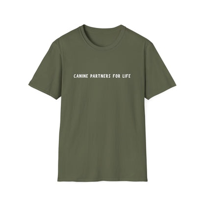 Where Puppies Become Partners Unisex Gildan Soft T-Shirt